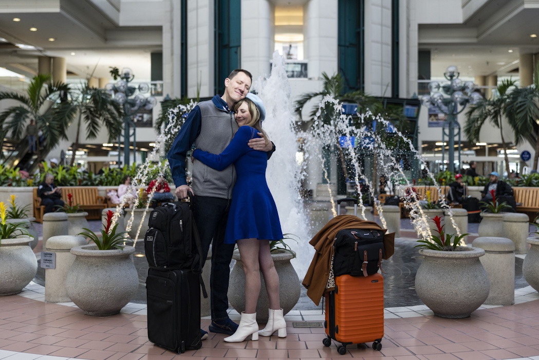 Chris and Shelby travel photo