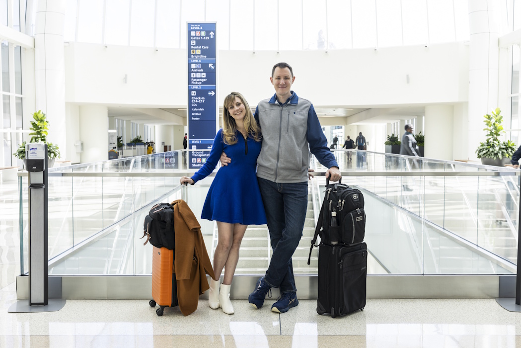 Chris and Shelby travel photo